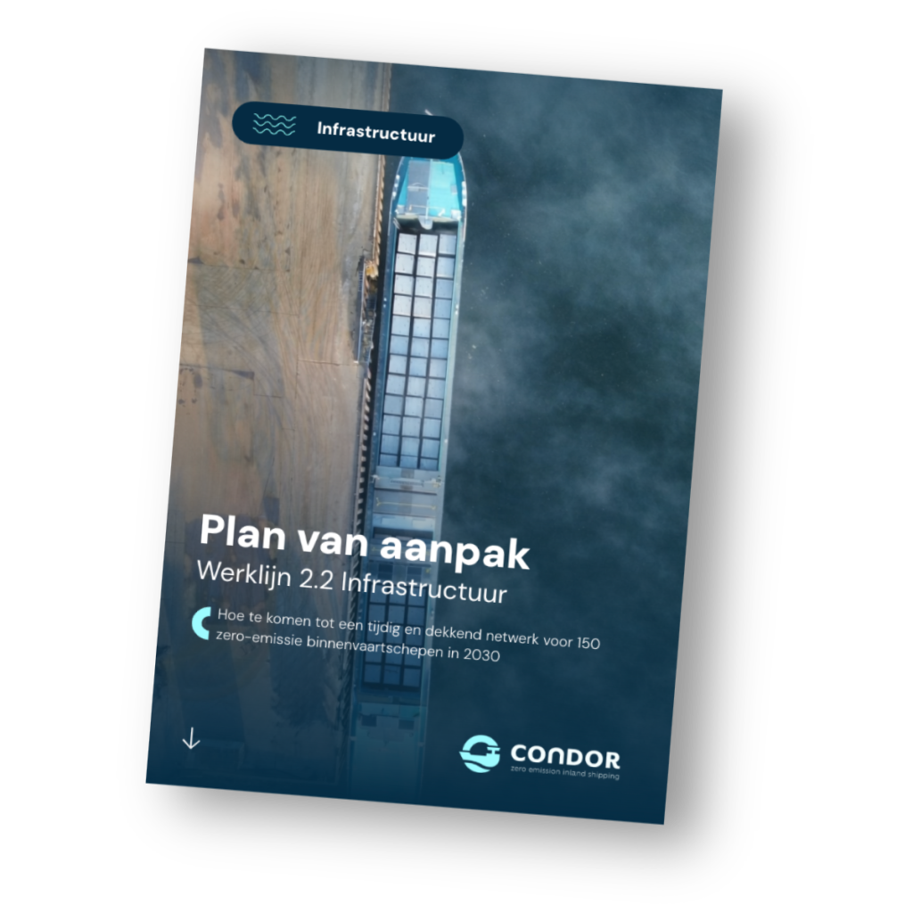 Zero-emissie binnenvaart infrastructuur locaties in Nederland